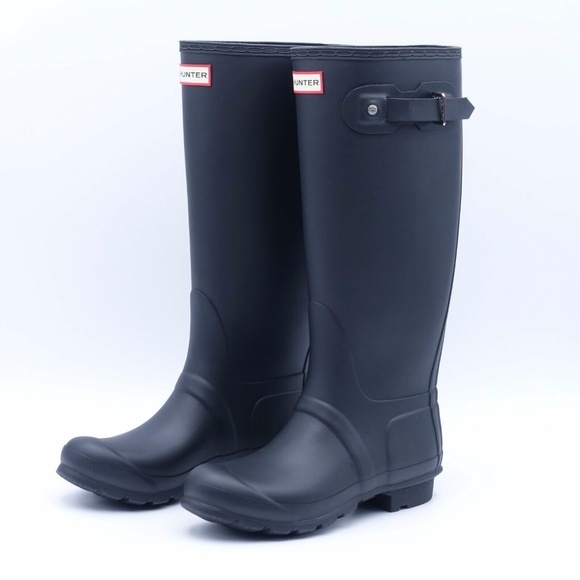 Hunter Shoes New Hunter Original Tall Wide Leg Calf Rain Boots Wft239rma Black Poshmark
